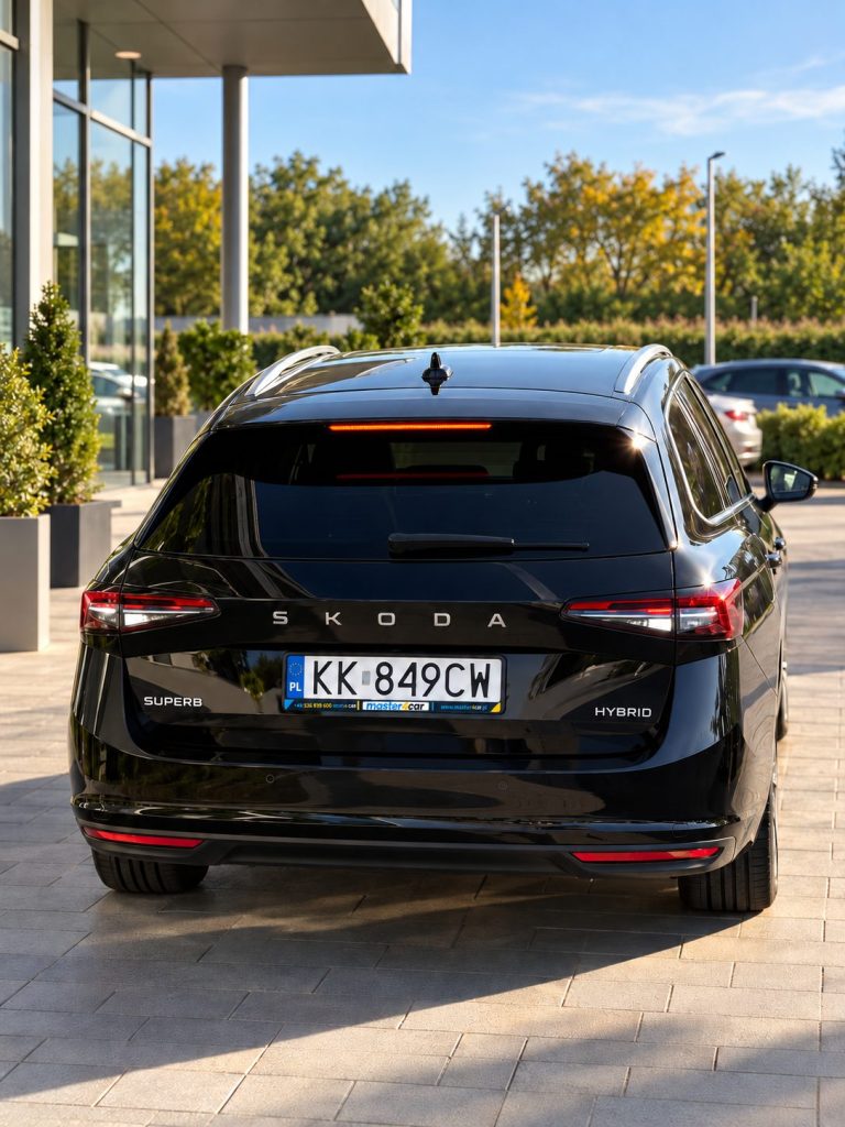 Odbiór wynajętego samochodu Skoda Superb – Master4Car