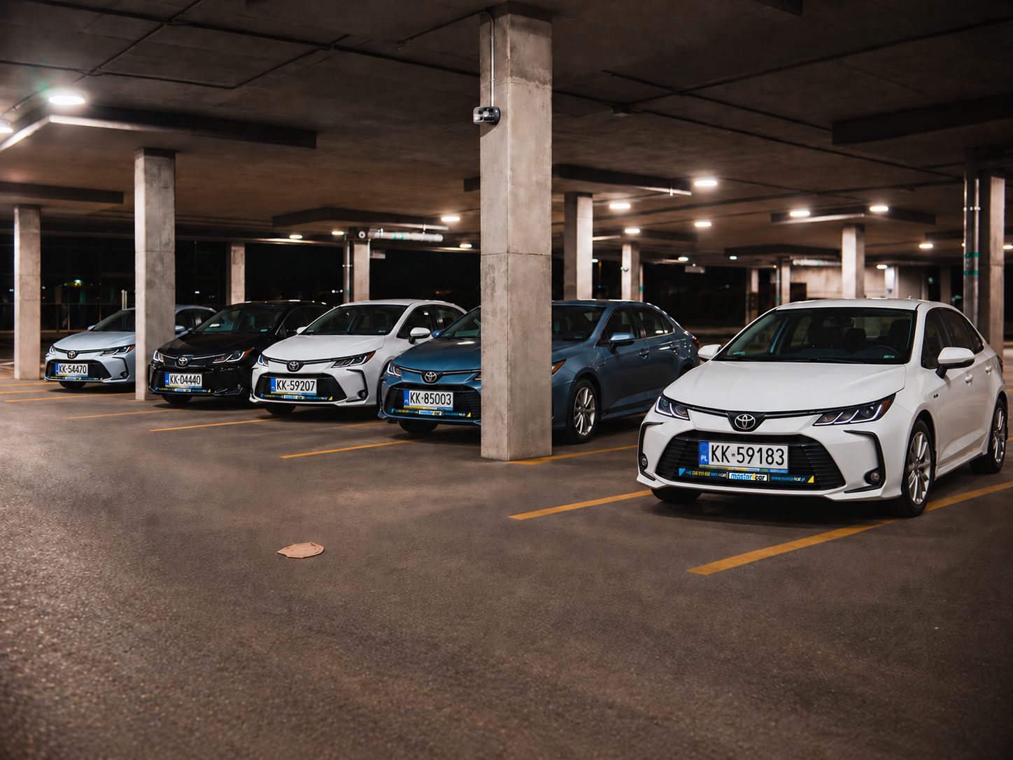 Flota samochodów wypożyczalni Master4Car